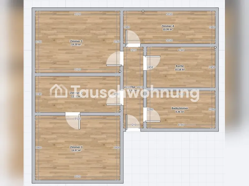 Tauschwohnung: 95 m² Wohnung in Berlin Spandau EG, 1.000€ Warm — photo 1